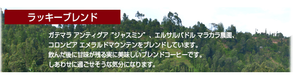 ラッキーブレンド
