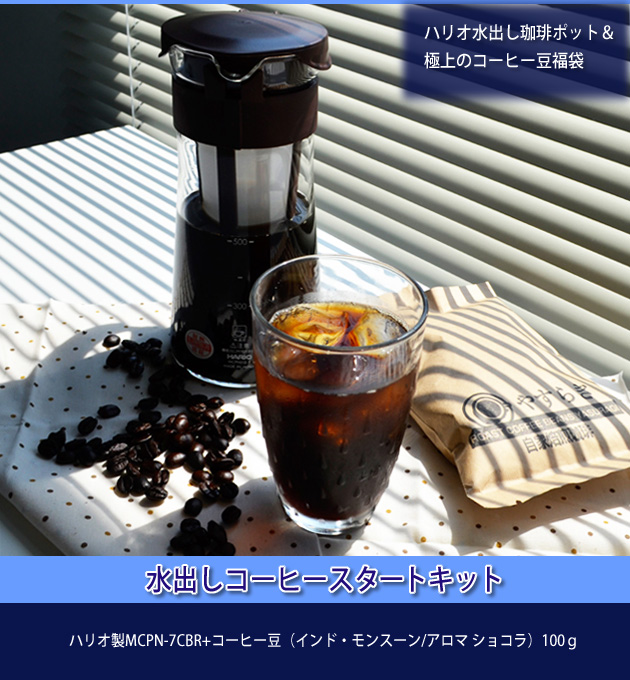 ハリオ水出し珈琲ポット&極上のコーヒー豆福袋
